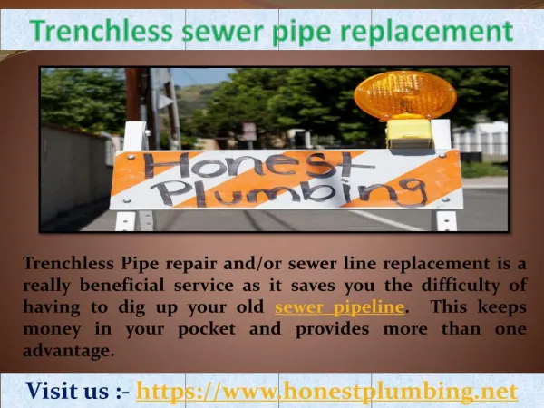 Trenchless pipe replacement | call us at (818) 840-8842