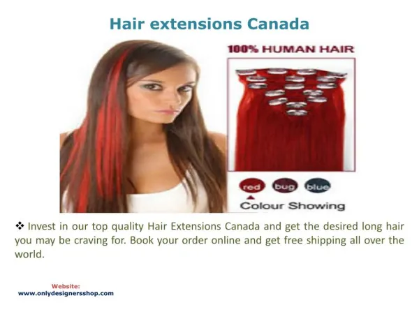 Hair extensions Canada
