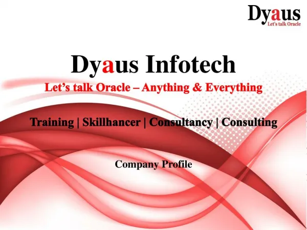 Dyaus Infotech - Company Profile