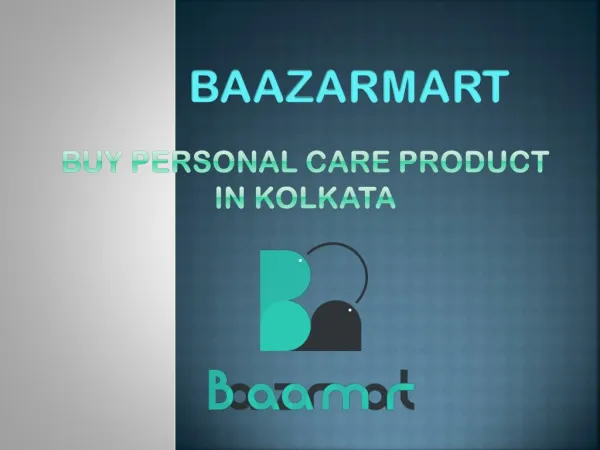 Buy personal care product in Kolkata
