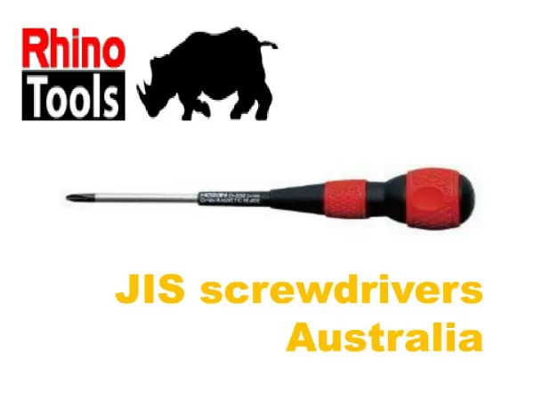 Get Different JIS screwdrivers Australia