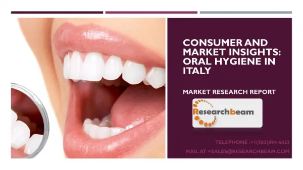 Consumer and Market Insights: Oral Hygiene in Italy