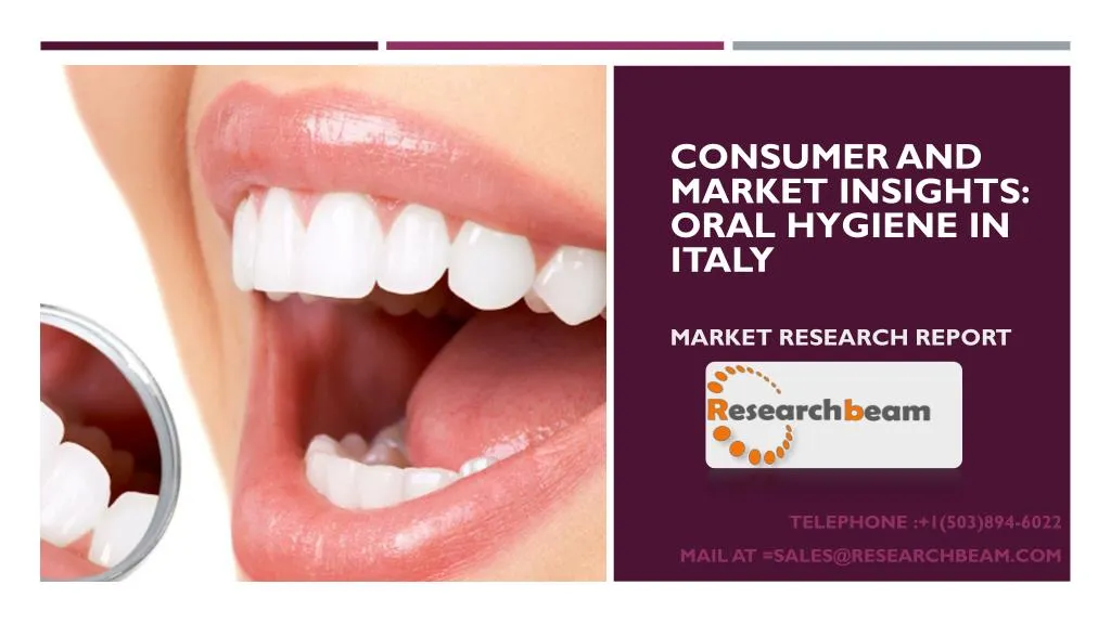 consumer and market insights oral hygiene in italy