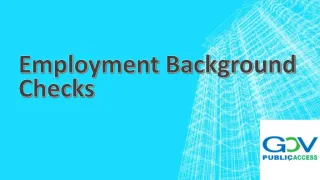 PPT - What Makes Pre-employment Background Checks Important PowerPoint ...