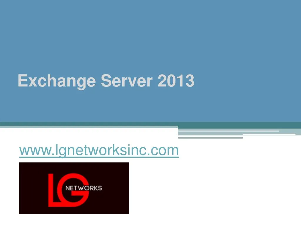 exchange server 2013