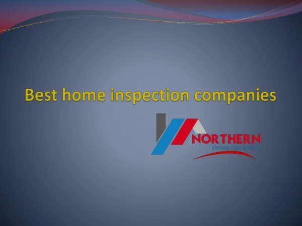 best home inspection companies