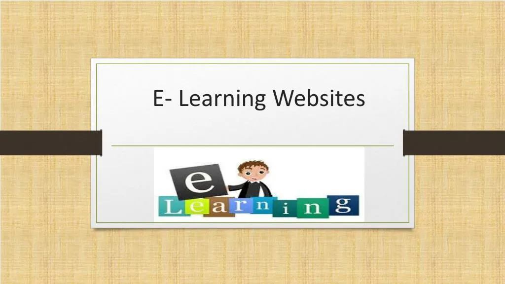 e learning websites