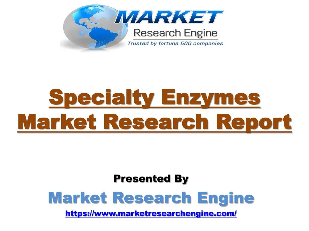 specialty enzymes market research report