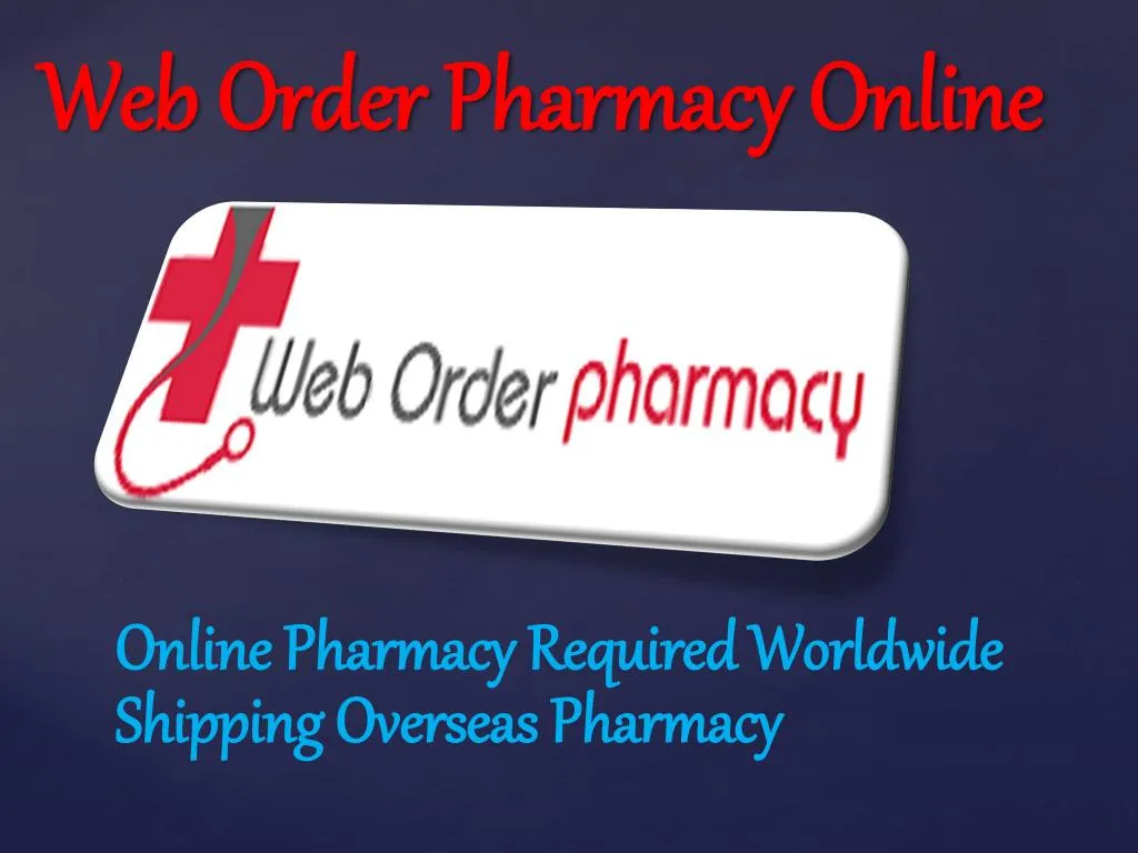 web order pharmacy online