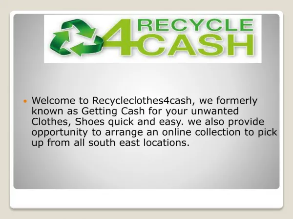 Instant cash for recycling