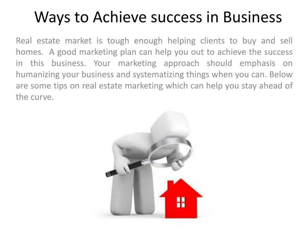 ways to achieve success in business
