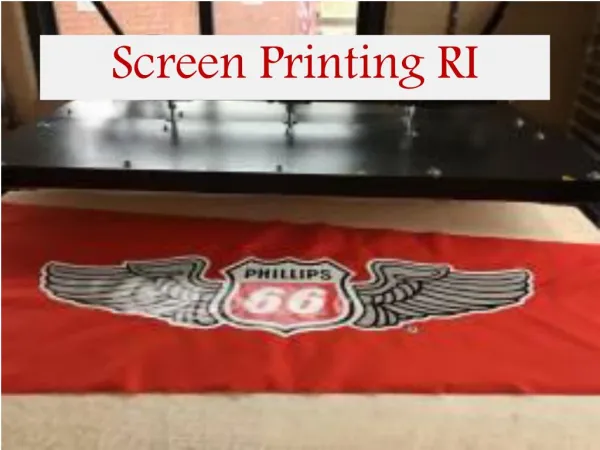 Screen Printing RI