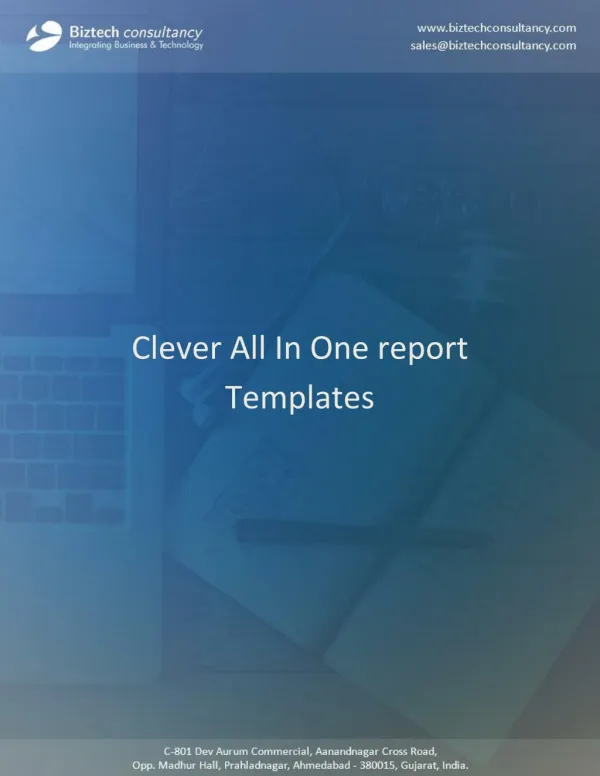 Odoo Clever All In One Report Templates App, Manage Multiple Store Reports