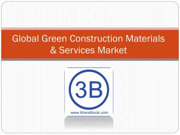 Global Green Construction Materials & Services Market
