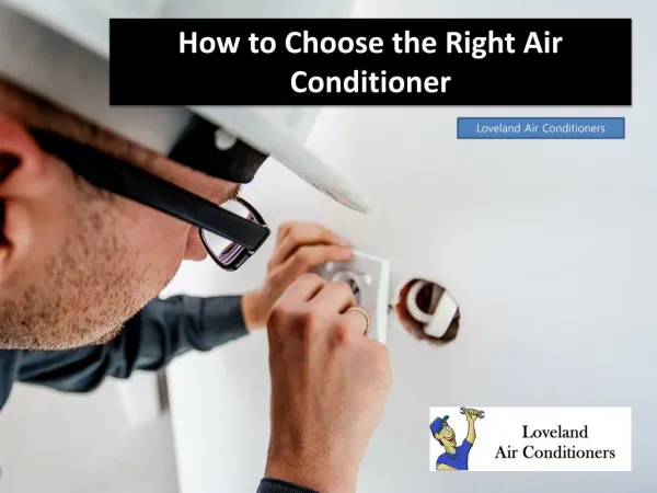 How to Choose the Right Air Conditioner