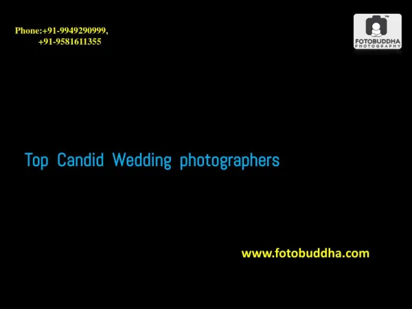 Top Candid Wedding photographers in hyderabad