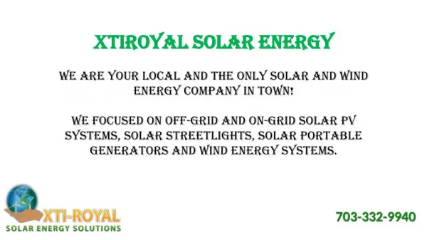 Xtiroyal Solar Energy - LIGHT PROJECT