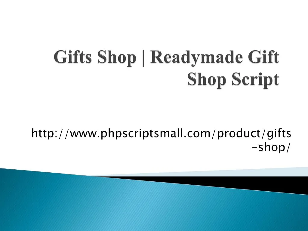 gifts shop readymade gift shop script