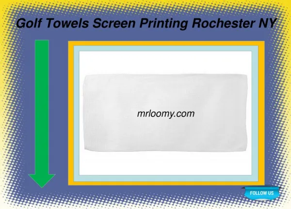 Golf Towels Screen Printing Rochester NY