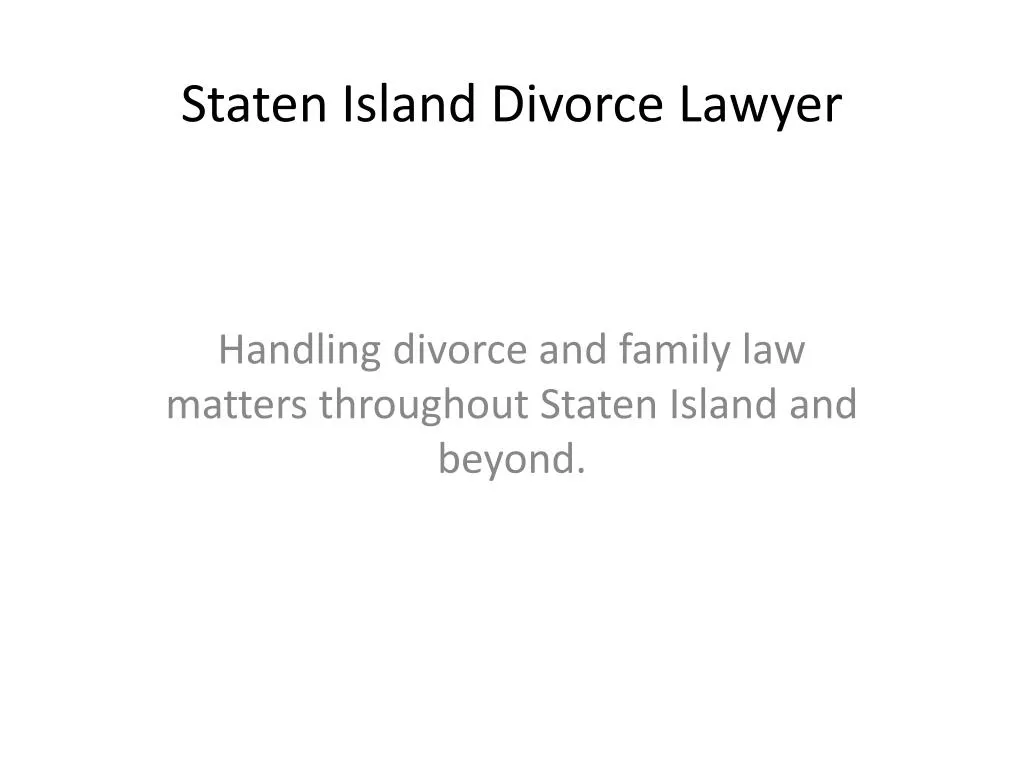 staten island divorce lawyer