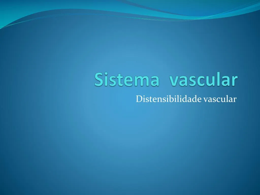 sistema vascular
