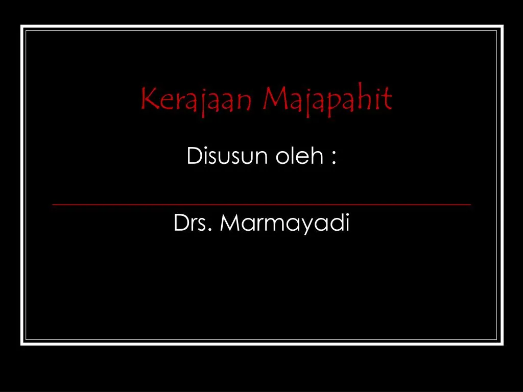 kerajaan majapahit