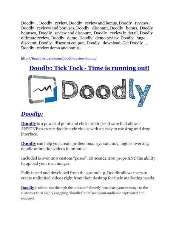 Doodly review-SECRETS of Doodly and $16800 BONUS
