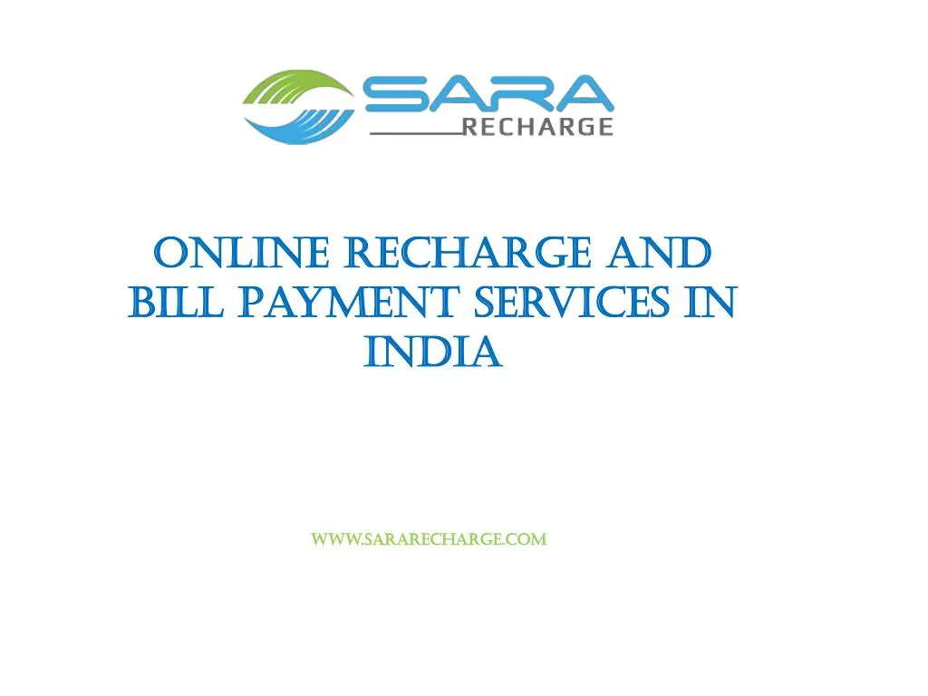 online recharge and bill payment services in india