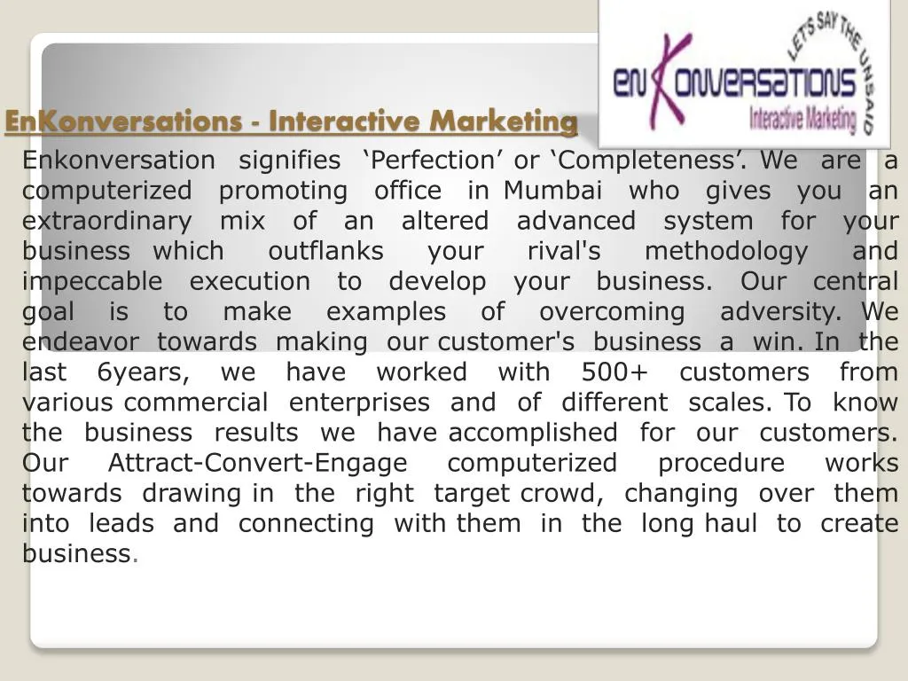 enkonversations interactive marketing