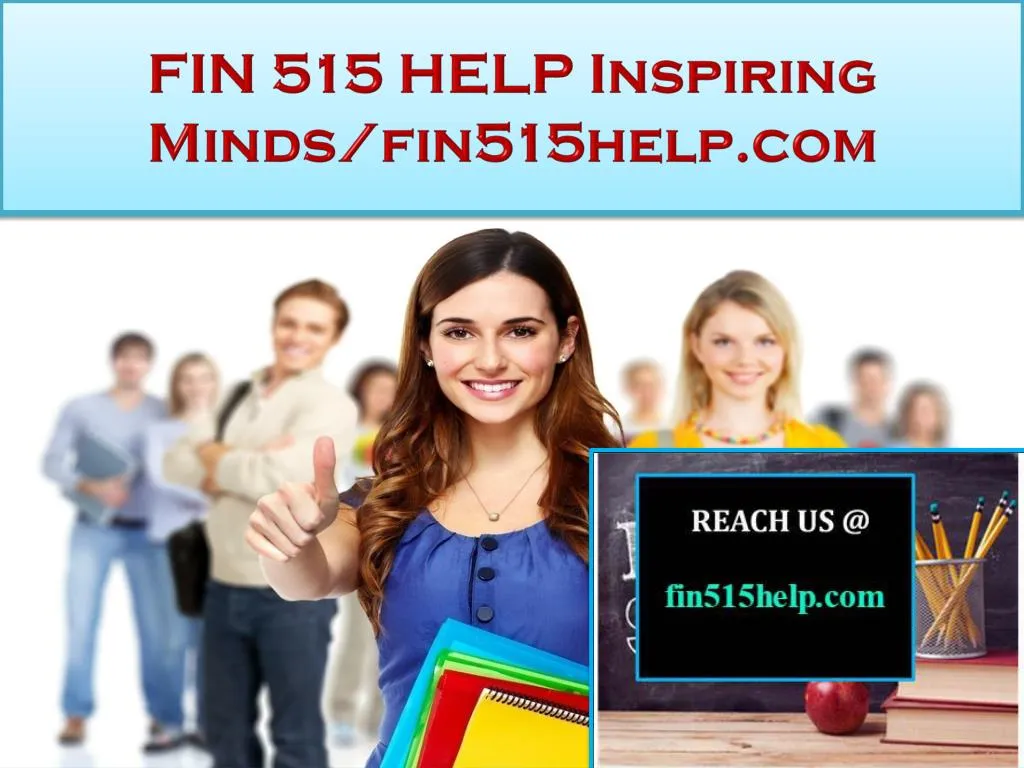 fin 515 help inspiring minds fin515help com