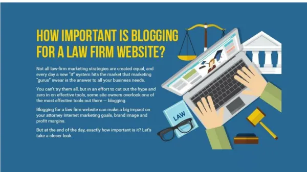 How Important Is Blogging for a Law Firm Website?