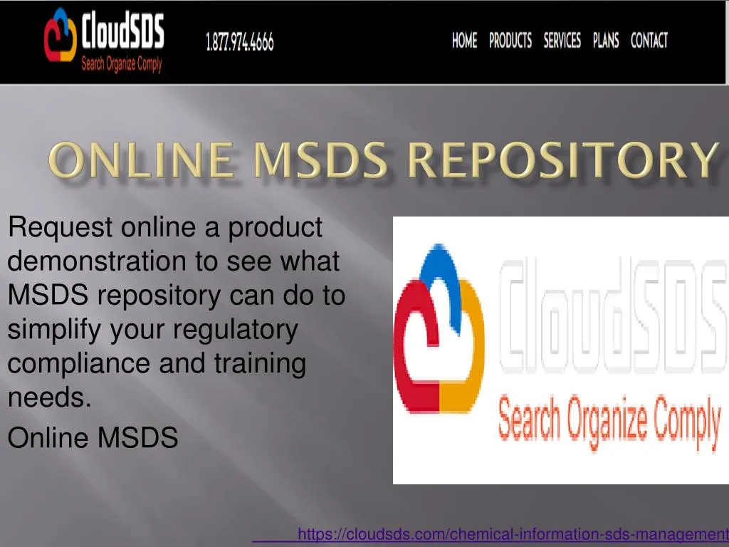 online msds repository