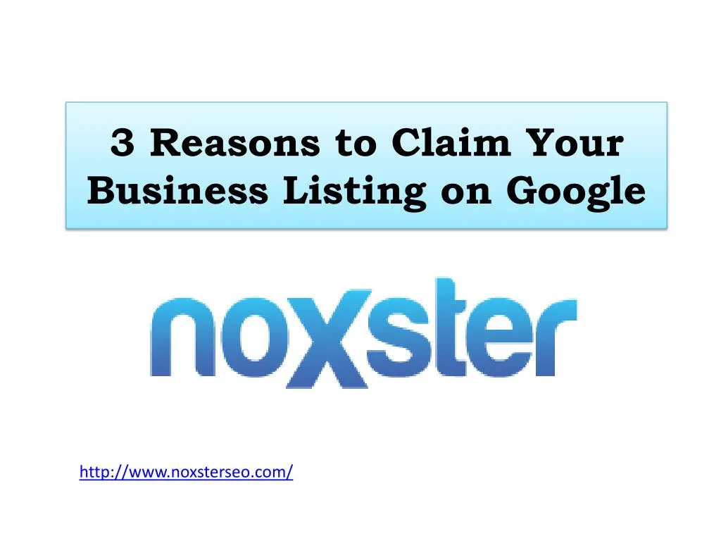 3 reasons to claim your business listing on google