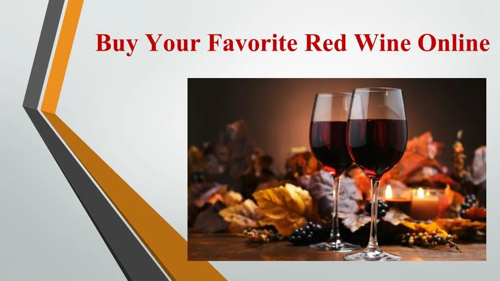 buy your favorite red wine online