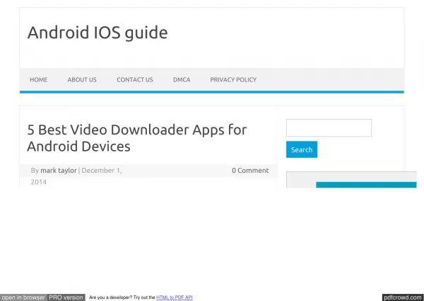 Best video downloader app for android