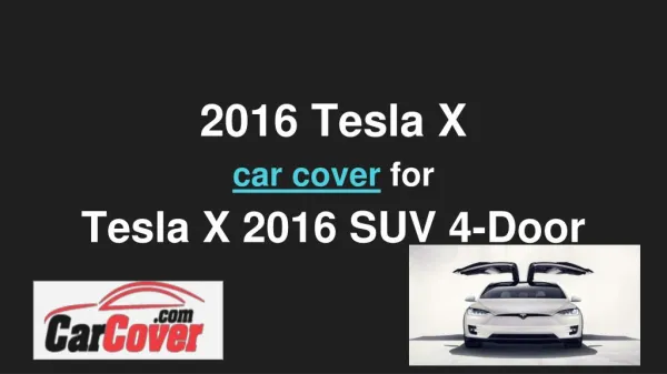 2016 tesla x car cover
