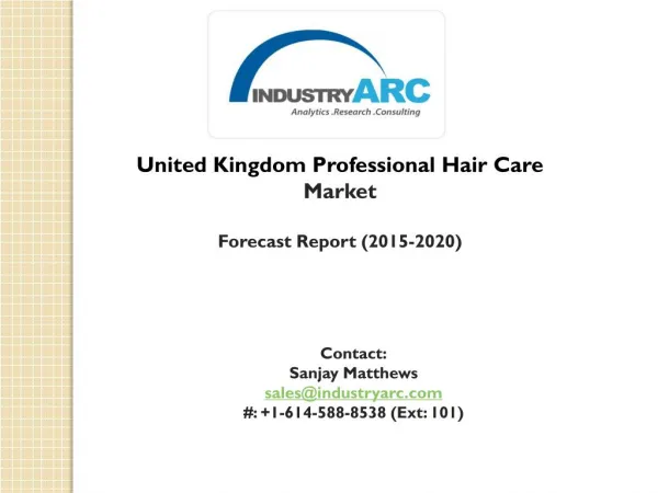 United Kingdom Professional Hair Care Market