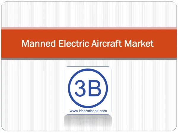 Manned Electric Aircraft Market