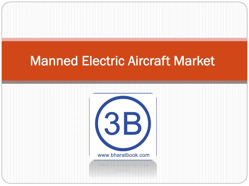 manned electric aircraft market