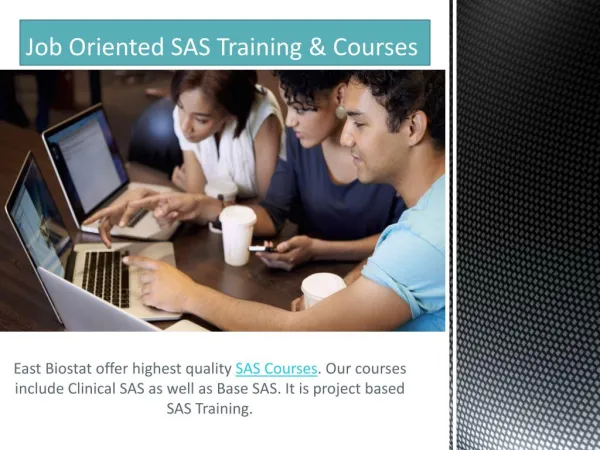 Job Oriented SAS Courses & SAS Training