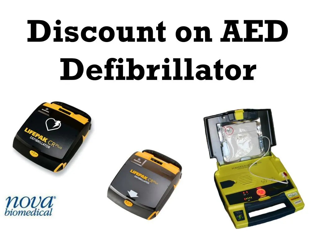 discount on aed defibrillator