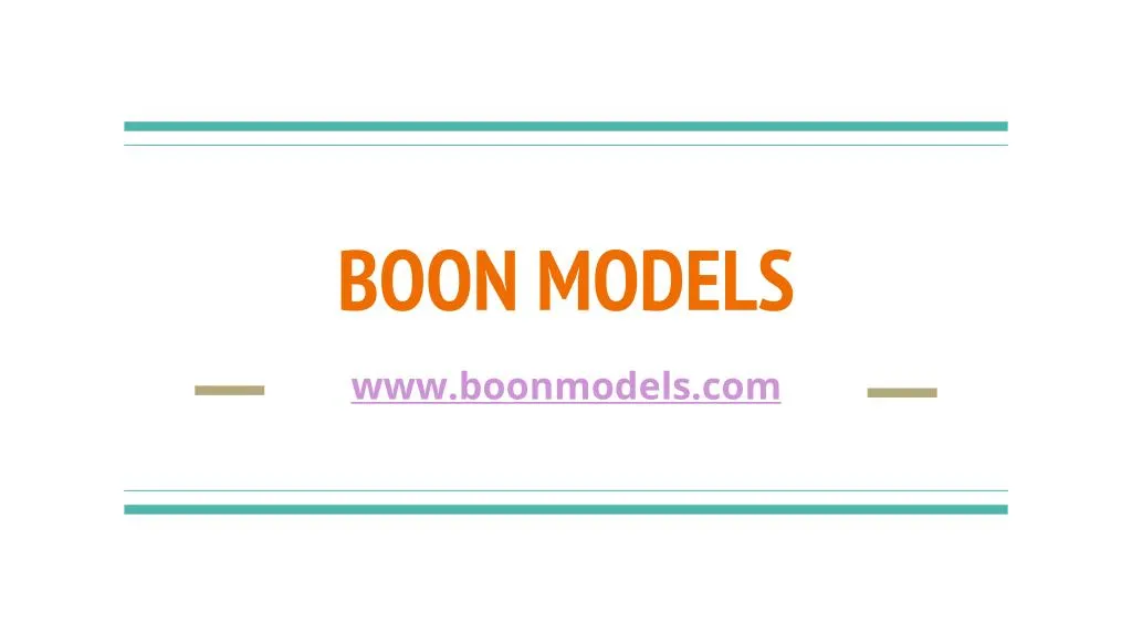 boon models