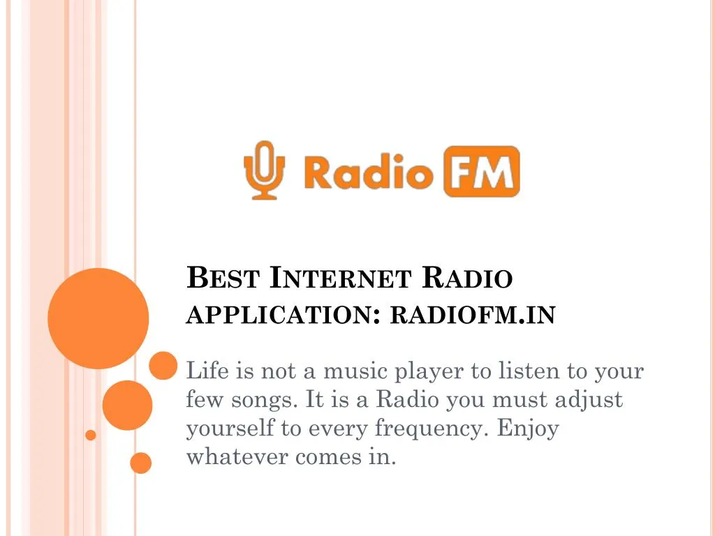 best internet radio application radiofm in