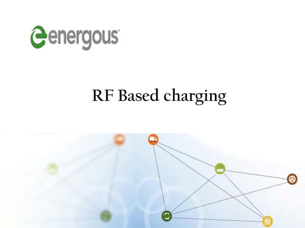 RF Based charging; Uncoupled power