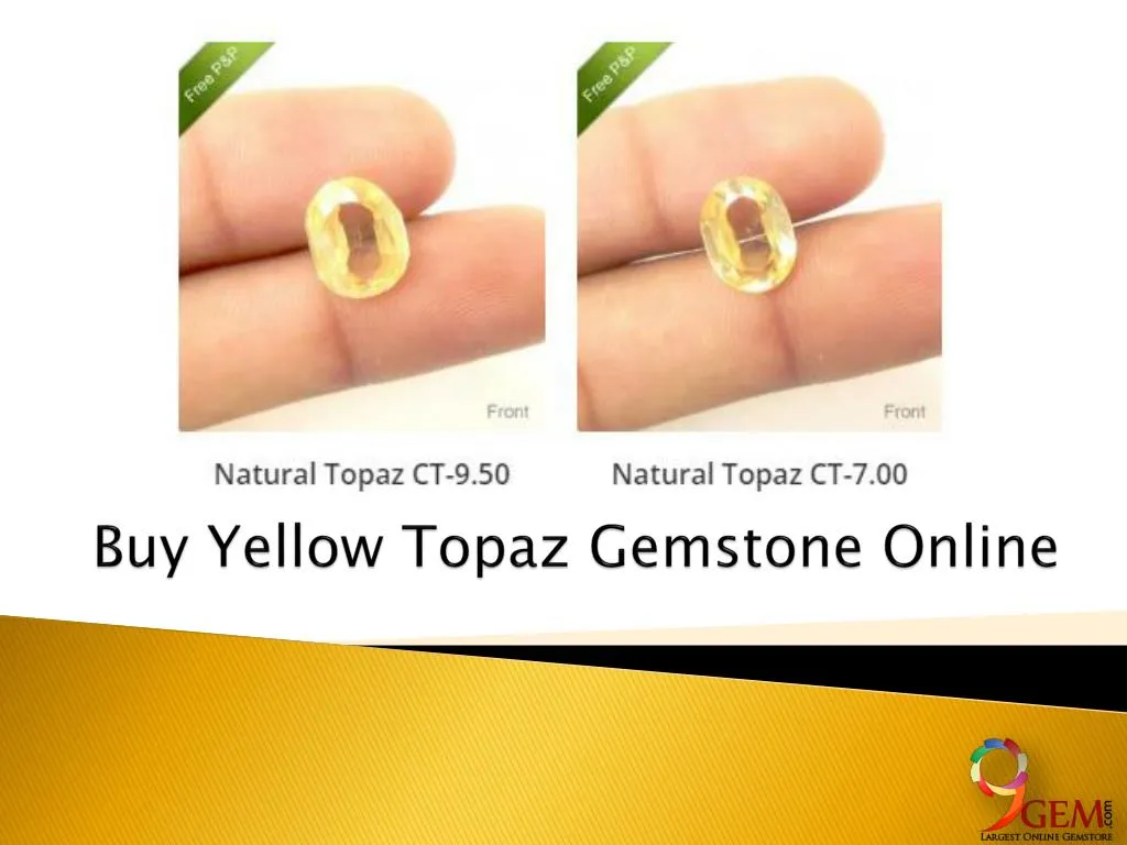 buy yellow topaz gemstone online
