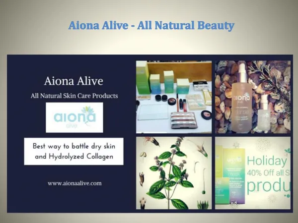 Aiona Alive - All Natural Beauty