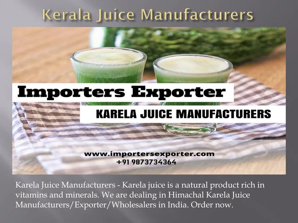 kerala juice manufacturers