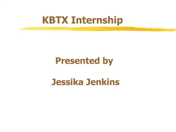 KBTX Internship
