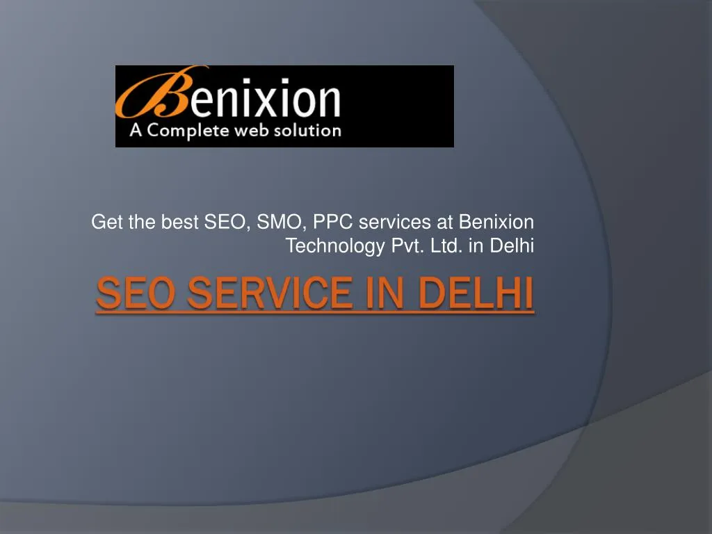 get the best seo smo ppc services at benixion technology pvt ltd in delhi