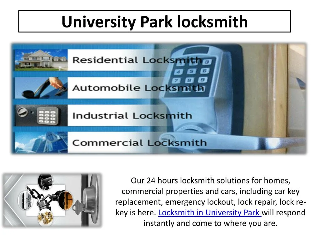 university park locksmith